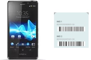 So sehen Sie den IMEI-Code in Xperia T