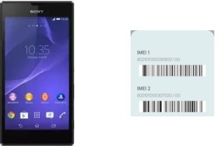 So sehen Sie den IMEI-Code in Xperia T3 3G