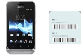 So sehen Sie den IMEI-Code in Xperia tipo dual