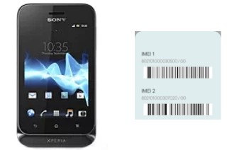 So sehen Sie den IMEI-Code in Xperia tipo