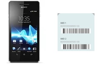 So sehen Sie den IMEI-Code in Xperia V