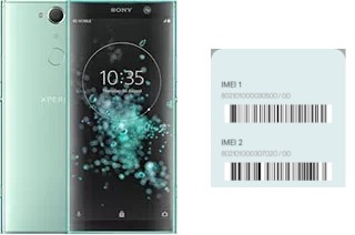 So sehen Sie den IMEI-Code in Xperia XA2 Plus