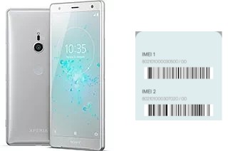 So sehen Sie den IMEI-Code in Xperia XZ2