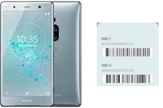 So sehen Sie den IMEI-Code in Xperia XZ2 Premium