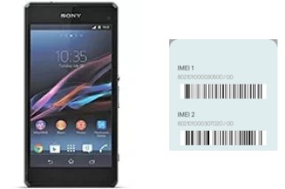 So sehen Sie den IMEI-Code in Xperia Z1 Compact