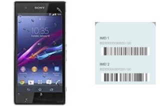 So sehen Sie den IMEI-Code in Xperia Z1s