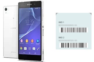 So sehen Sie den IMEI-Code in Xperia Z2