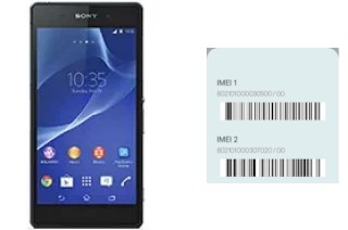 So sehen Sie den IMEI-Code in Xperia Z2a