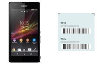 So sehen Sie den IMEI-Code in Xperia ZR