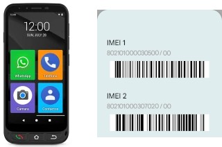 So sehen Sie den IMEI-Code in ZEUS 4G PRO