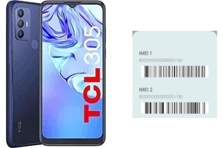 So sehen Sie den IMEI-Code in TCL 305