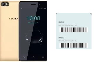 So sehen Sie den IMEI-Code in Tecno F1