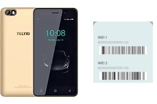 So sehen Sie den IMEI-Code in Tecno F2