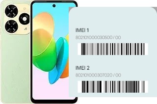 So sehen Sie den IMEI-Code in Spark 20P