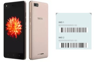 So sehen Sie den IMEI-Code in Tecno W3