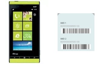 So sehen Sie den IMEI-Code in Windows Phone IS12T