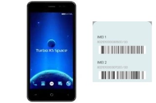 So sehen Sie den IMEI-Code in Turbo X5 Space