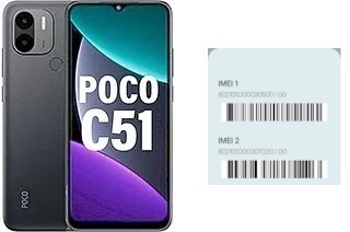 So sehen Sie den IMEI-Code in Poco C51