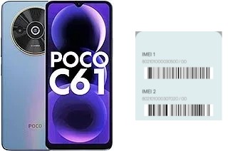 So sehen Sie den IMEI-Code in Poco C61