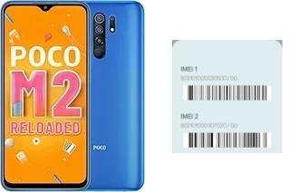 So sehen Sie den IMEI-Code in Poco M2 Reloaded