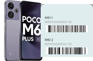 So sehen Sie den IMEI-Code in Poco M6 Plus