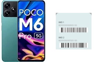 So sehen Sie den IMEI-Code in Poco M6 Pro