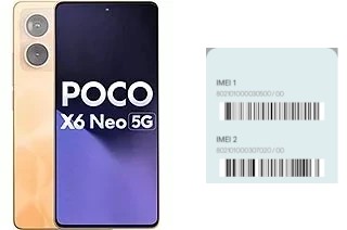 So sehen Sie den IMEI-Code in Poco X6 Neo