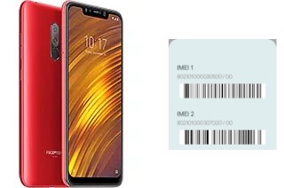 So sehen Sie den IMEI-Code in Pocophone F1