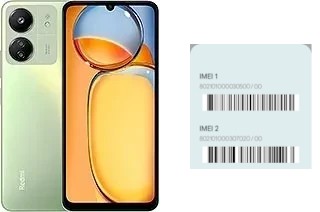 So sehen Sie den IMEI-Code in Redmi 13C