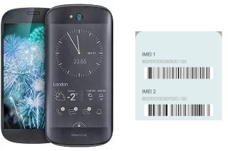 So sehen Sie den IMEI-Code in YotaPhone 2