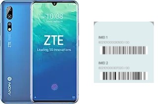 So sehen Sie den IMEI-Code in Axon 10 Pro 5G