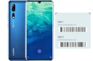 So sehen Sie den IMEI-Code in Axon 10 Pro