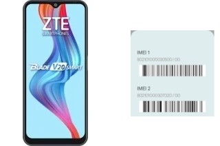 So sehen Sie den IMEI-Code in Blade V20 Smart