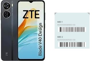 So sehen Sie den IMEI-Code in Blade V40 Design