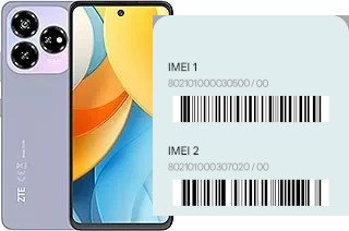 So sehen Sie den IMEI-Code in Blade V60 Design