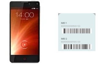 So sehen Sie den IMEI-Code in nubia Z5S mini NX403A