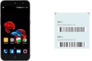 So sehen Sie den IMEI-Code in Small Fresh 3