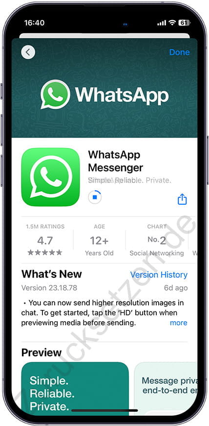 Laden Sie das WhatsApp iPhone-Update herunter