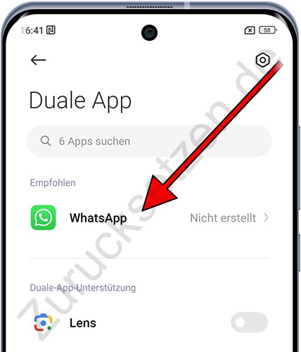 Dual-Apps verfügbar Xiaomi