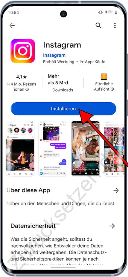 Installieren Instagram