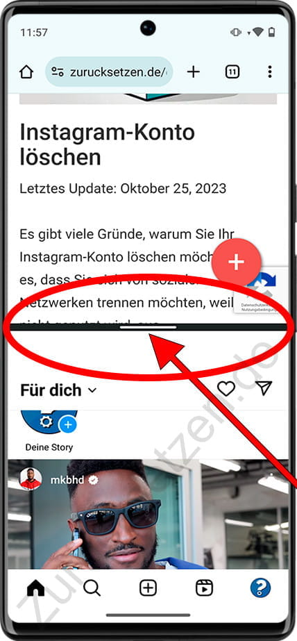 So aktivieren Sie den geteilten Bildschirm auf Android Schritt 6