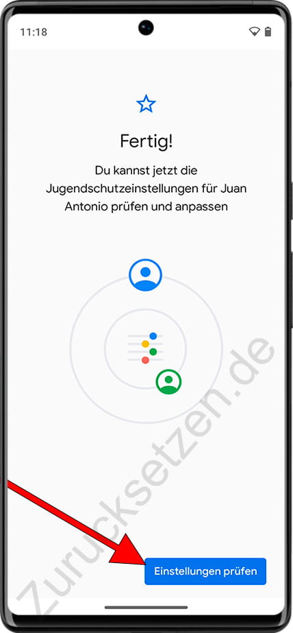 Kindersicherung unter Android korrekt konfiguriert