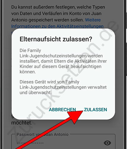 So aktivieren Sie die Kindersicherung auf Android Schritt 9