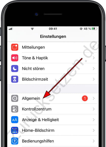 iPhone-allgemein Einstellungen