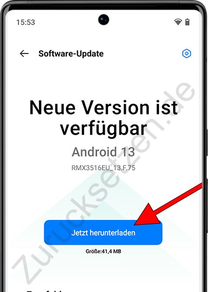 Software-Update für Realme herunterladen