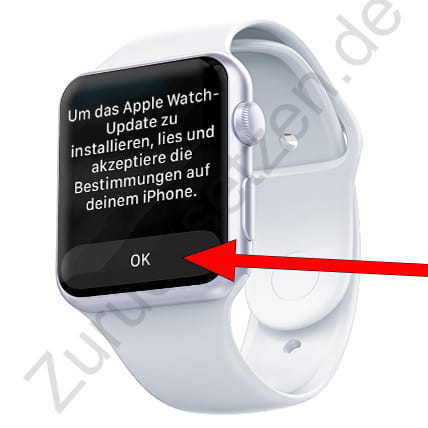 Hinweis zu den Nutzungsbedingungen für die Apple Watch