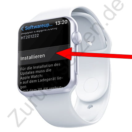 Installieren Sie das Apple Watch-Update