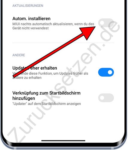 Automatisch Xiaomi installieren