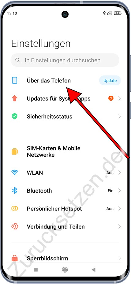 Über das Xiaomi-Telefon