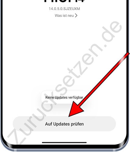 Xiaomi-Updates überprüfen